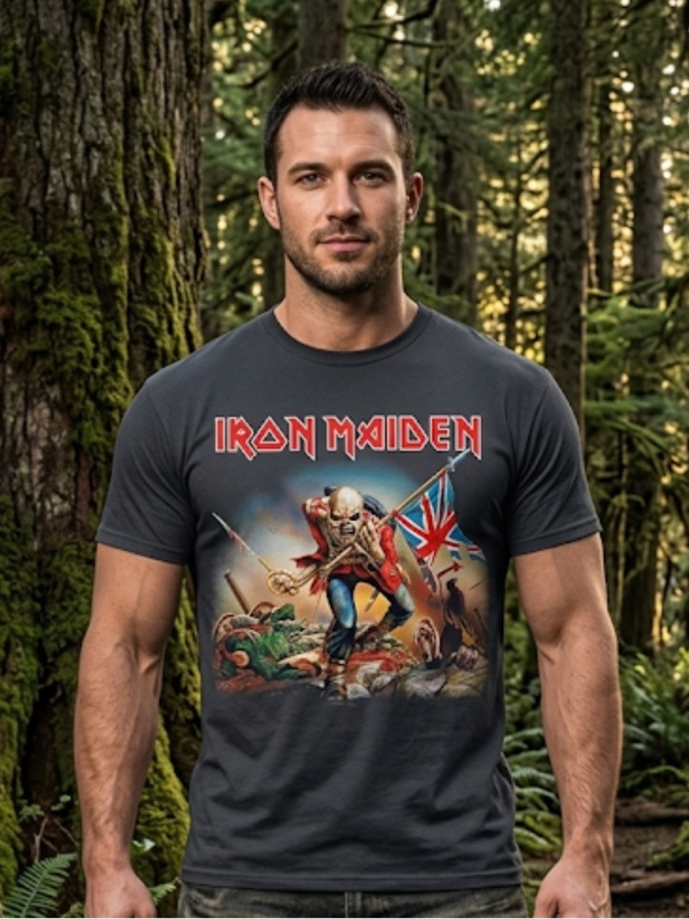 Iron Maiden Trooper Shirt Men’s Size Small
